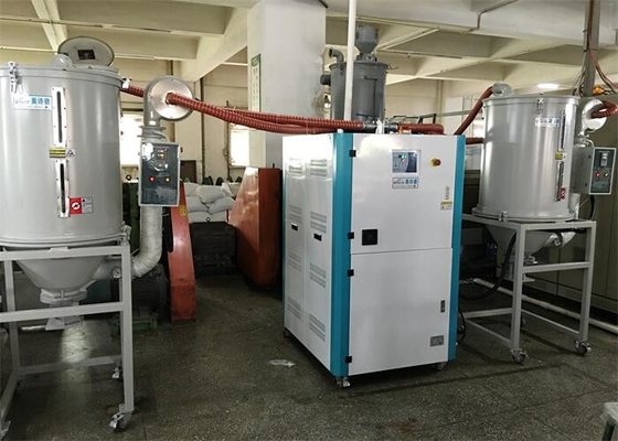 Secador de granulados de plástico de acero inoxidable de doble capa