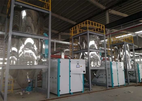 Secador de deshumedecimiento de la tolva del rotor del panal para la OJEADA plástica PBT de POM TPU