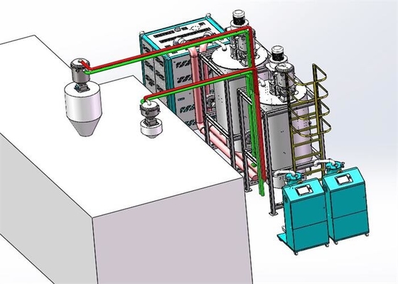 Variación de la potencia instalada Deshumidificador de desecantes industriales Plástico higroscópico para 60-4000m3/h Flujo de aire del proceso