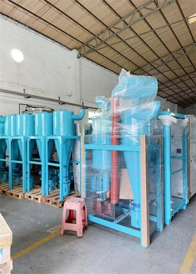Deshumidificador de plástico de potencia variada instalado con control de humedad del rotor de panal de miel