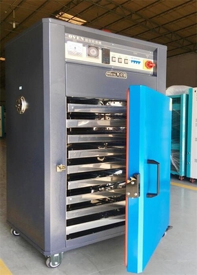 SUS 304 Oven Dryer Cabinet industrial 6.4KW para la resina plástica de los gránulos