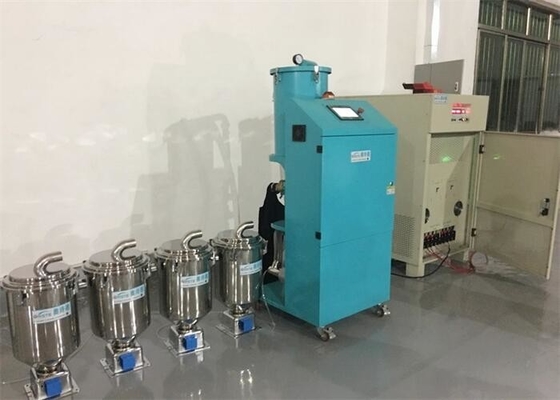 Máquina de carga automática de 200 metros de distancia con motor de 15 kW para una carga rápida y suave de plástico