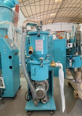 Máquina de carga automática controlada por PLC para el transporte de pellets de plástico