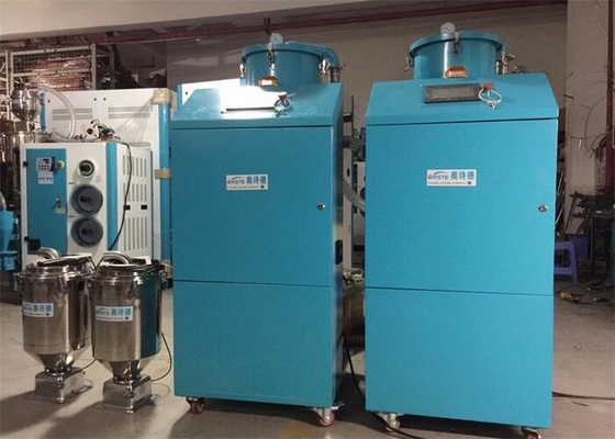 Cargador de vacío industrial de resina de plástico con sistema de control PLC