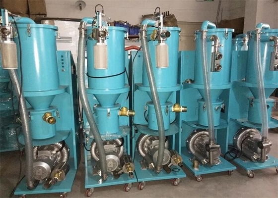 Tiempo de carga ajustable Cargador automático al vacío para resina plástica en gris verde