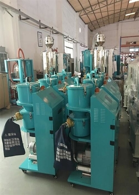 Cargador automático de vacío gris verde funcionando sin parar