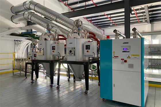Sistemas de sequía centrales OMCS-20 que alimentan la mezcla modificada para requisitos particulares para la dirección plástica
