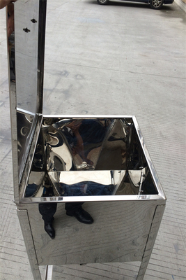 80L - compartimiento de acero inoxidable del tanque de almacenamiento 1000L para almacenar de la pelotilla de la resina plástica