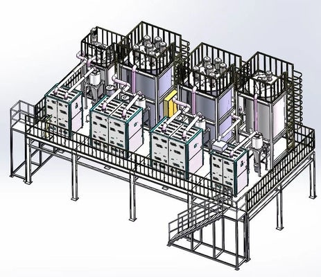 Seca deshumidificadora de plástico de acero inoxidable -40 OC Modo de funcionamiento automático con punto de rocío