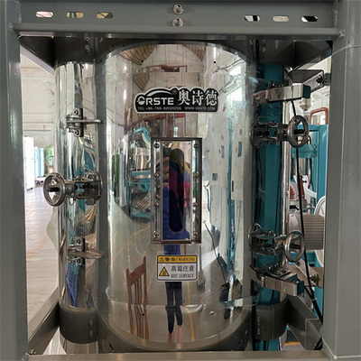 Secador de cristallizador de PET eléctrico controlado por PLC con limpieza automática para 100-1000 kg/h de capacidad