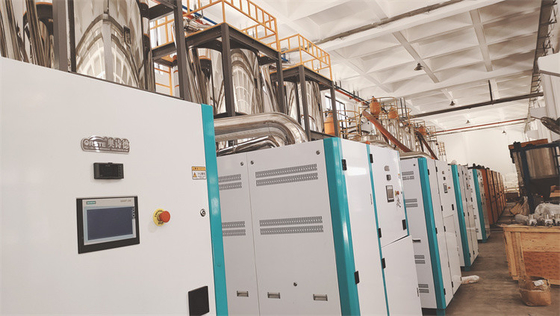 Secador de hojas deshumidificadoras de acero inoxidable 4-40 kW para secado de gránulos de plástico