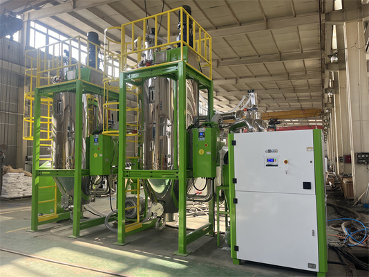 Secador de hojas deshumidificadoras de acero inoxidable 4-40 kW para secado de gránulos de plástico
