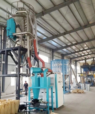 Transporte de vacío de cargador de trampolín compacto de 15 kW para transferencia de material plástico flexible
