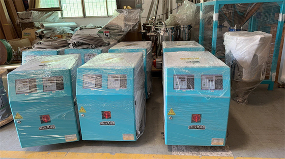 Controlador de temperatura de molde con pantalla de PLC de precisión con elemento de enfriamiento de tubo de cobre