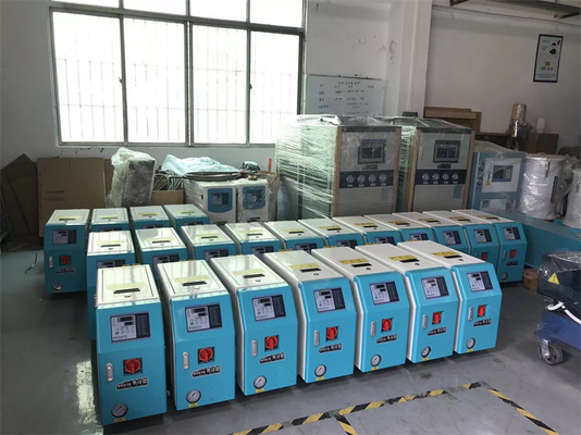 Regulador de temperatura del fluido de transferencia de calor ajustable Azul y blanco
